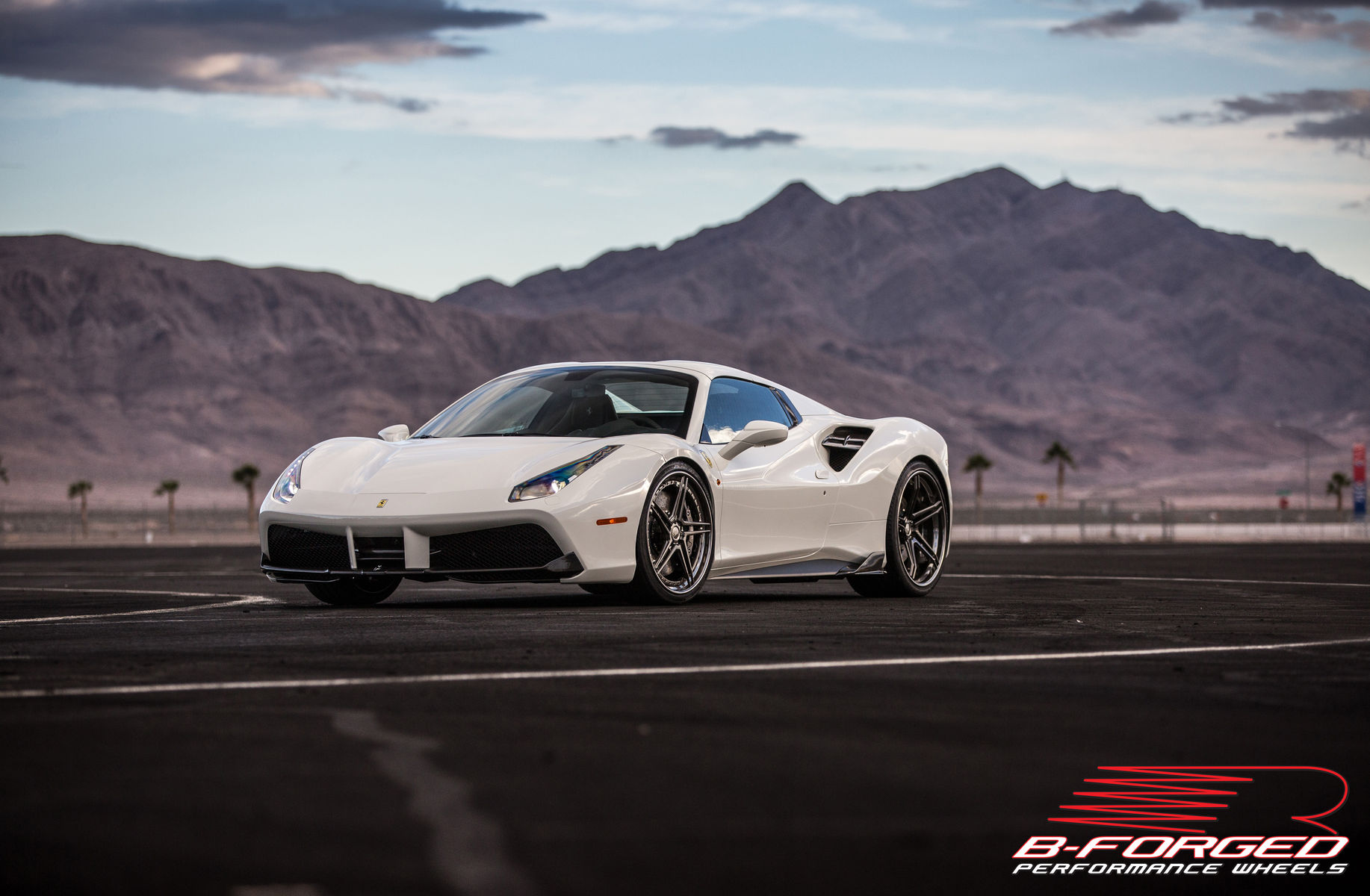 2016 Ferrari 488 GTB | 488 in the Vegas Desert with B-Forged wheels