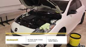 2013 MazdaSpeed3 Turbo Hot Hatch protected from rock chips by XPEL Paint Protection