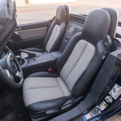 2008 Mazda Miata Upholstery Kit- Two Tone Black and Ash