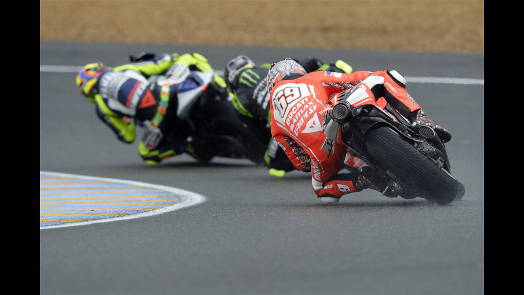 2013 Ducati  | 2013 MotoGP - LeMans - Hayden chasing Crutchlow and Rossi