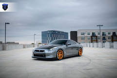 Gray Nissan GTR - Stance Pose