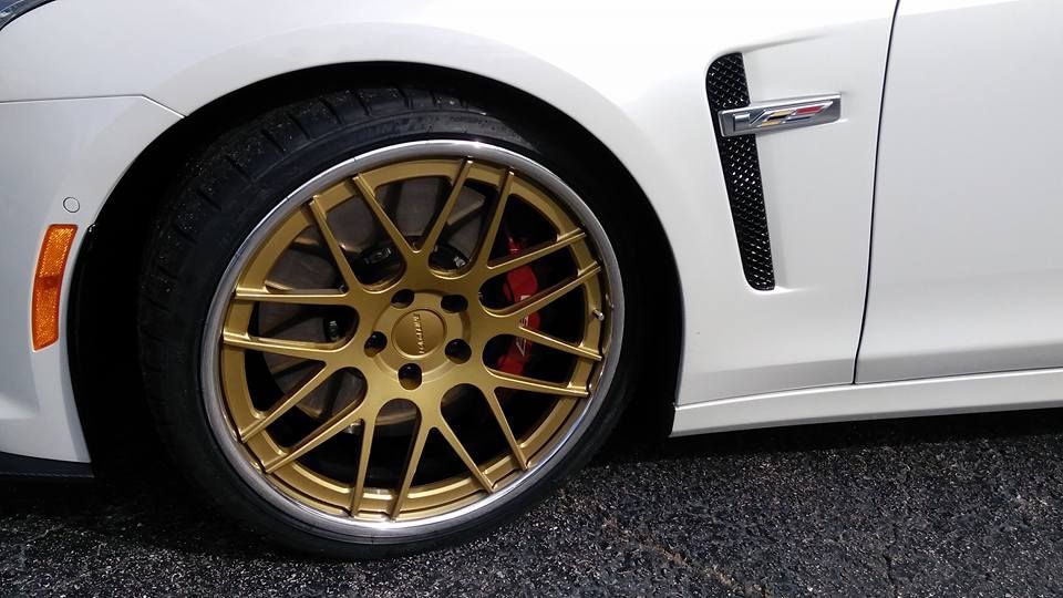 2017 Cadillac CTS-V | John's 2017 Cadillac CTS-V on Forgeline DE3C Wheels