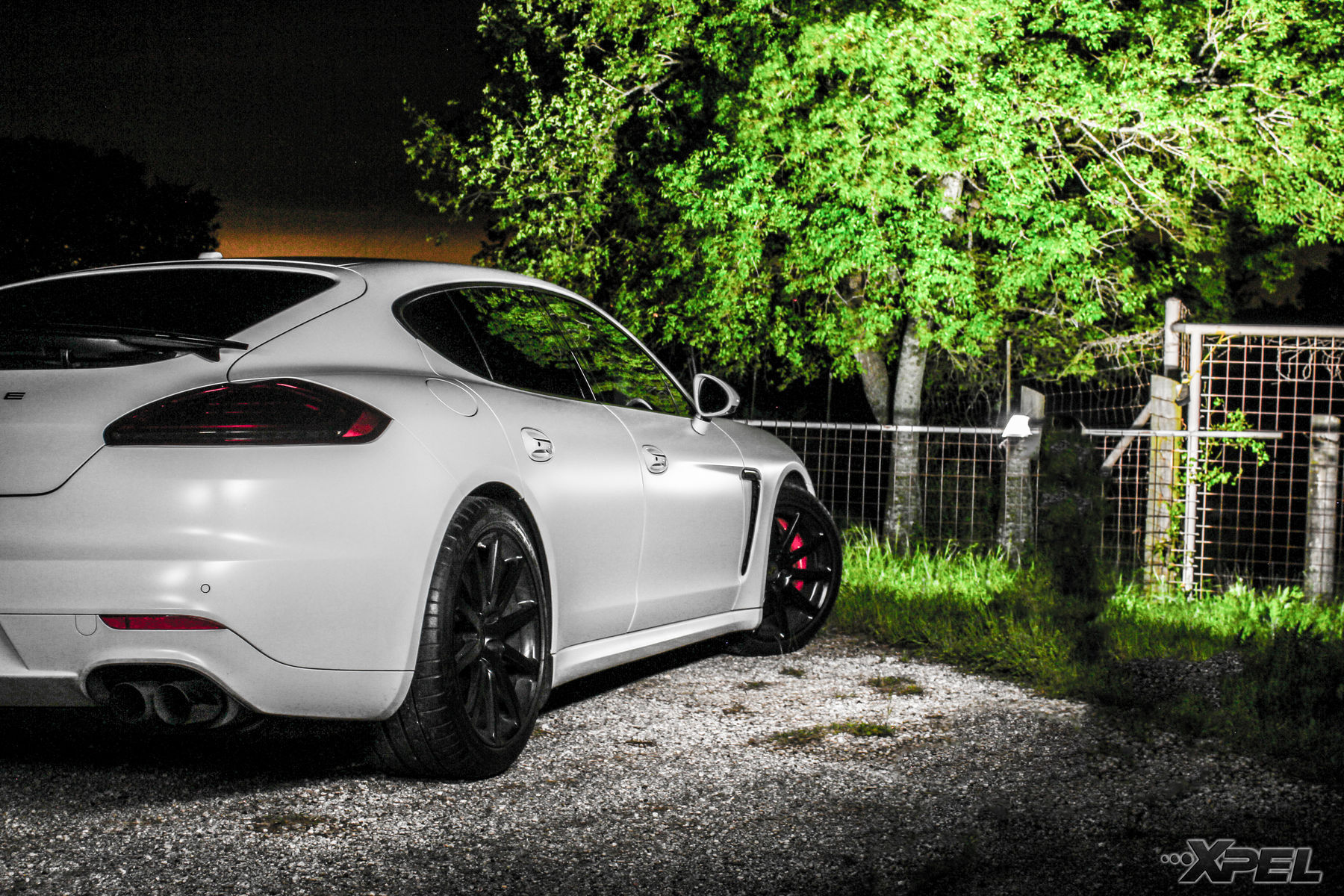 Porsche Panamera | XPEL STEALTH Satin-Finish clear bra installation