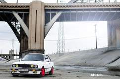 BMW E30 on 15" Klutch Wheels - Aftermarket Wheels