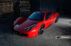 458 on Vorsteiner wheels