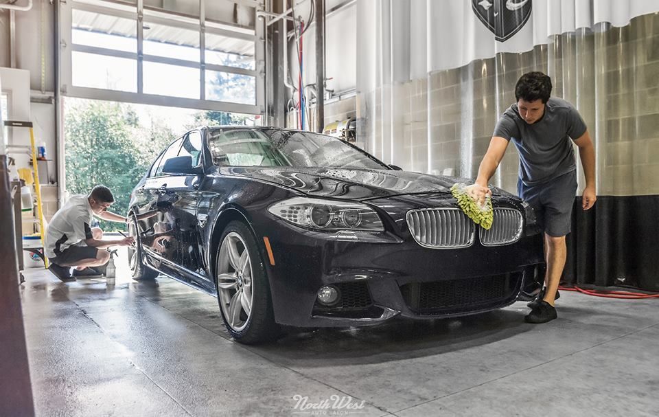 BMW 5 Series | Prepping a 550i for XPEL ULTIMATE clear bra installation
