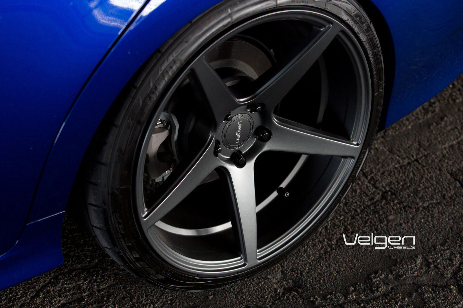 2016 Lexus GS 350 | Lexus GS350 F-Sport on Velgen Wheels Classic5 Matte Gunmetal  20x9 & 20x10.5