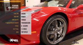 Ferrari 458 Speciale Front End Wrap Clear Bra XPEL Paint Protection Film