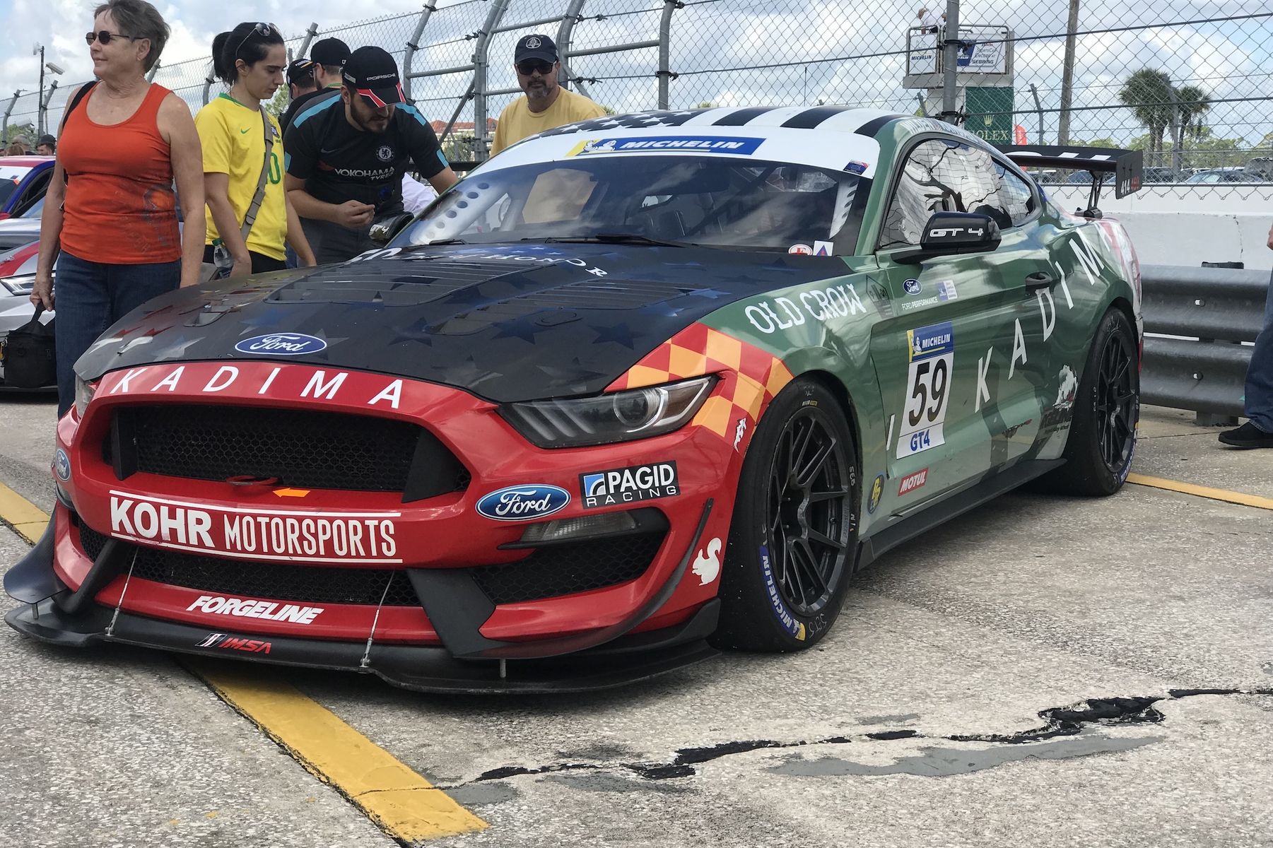 2018 Ford Mustang | KohR Motorsports Wins the IMSA Michelin Encore at Sebring on Forgeline One Piece Forged Monoblock GS1R Wheels