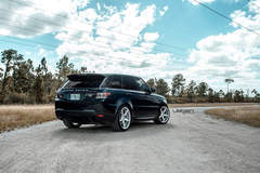 Range Rover Sport on Velgen Wheels Classic5 Matte Silver 22x10.5 All Around 