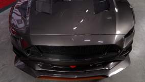 2019 Ford Mustang GT Fastback by CJ Pony Parts - Carbon Hood FordSEMA