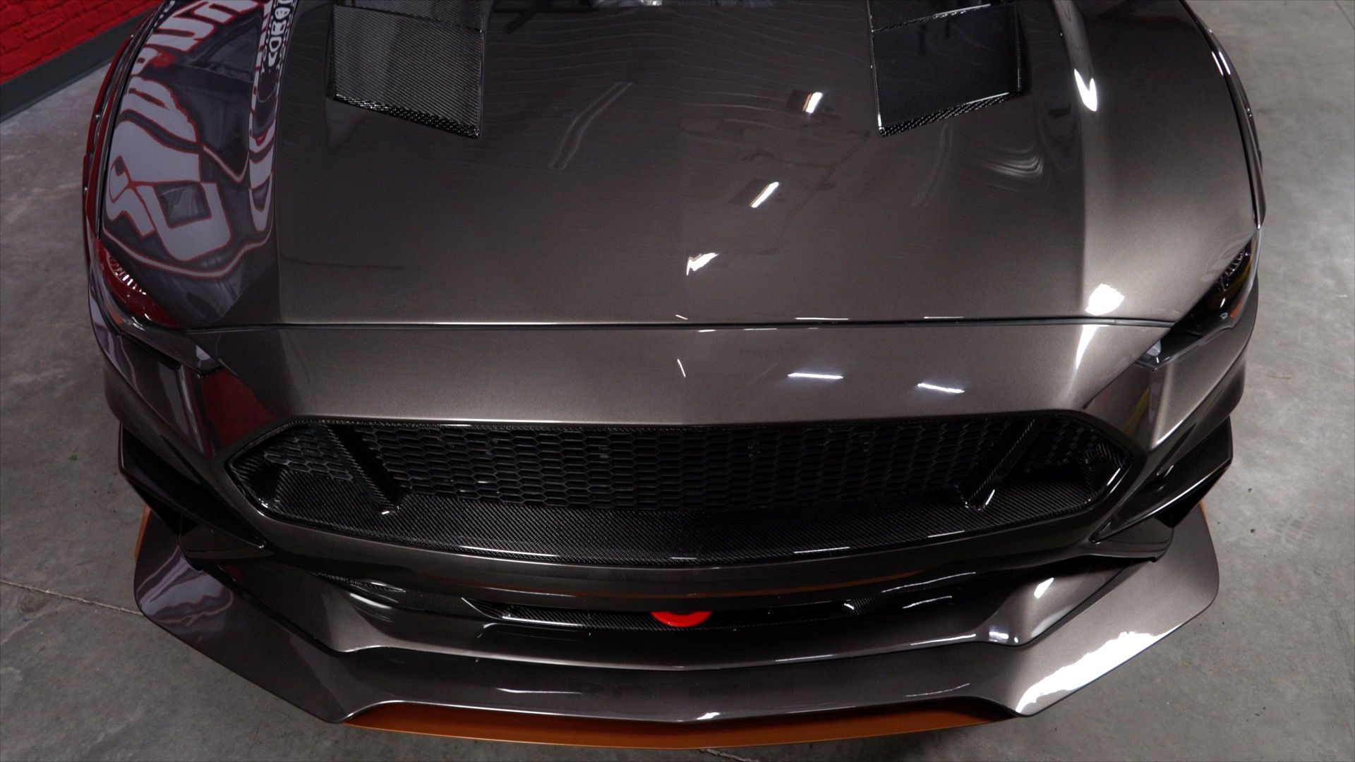 2019 Ford Mustang | 2019 Ford Mustang GT Fastback by CJ Pony Parts - Carbon Hood FordSEMA