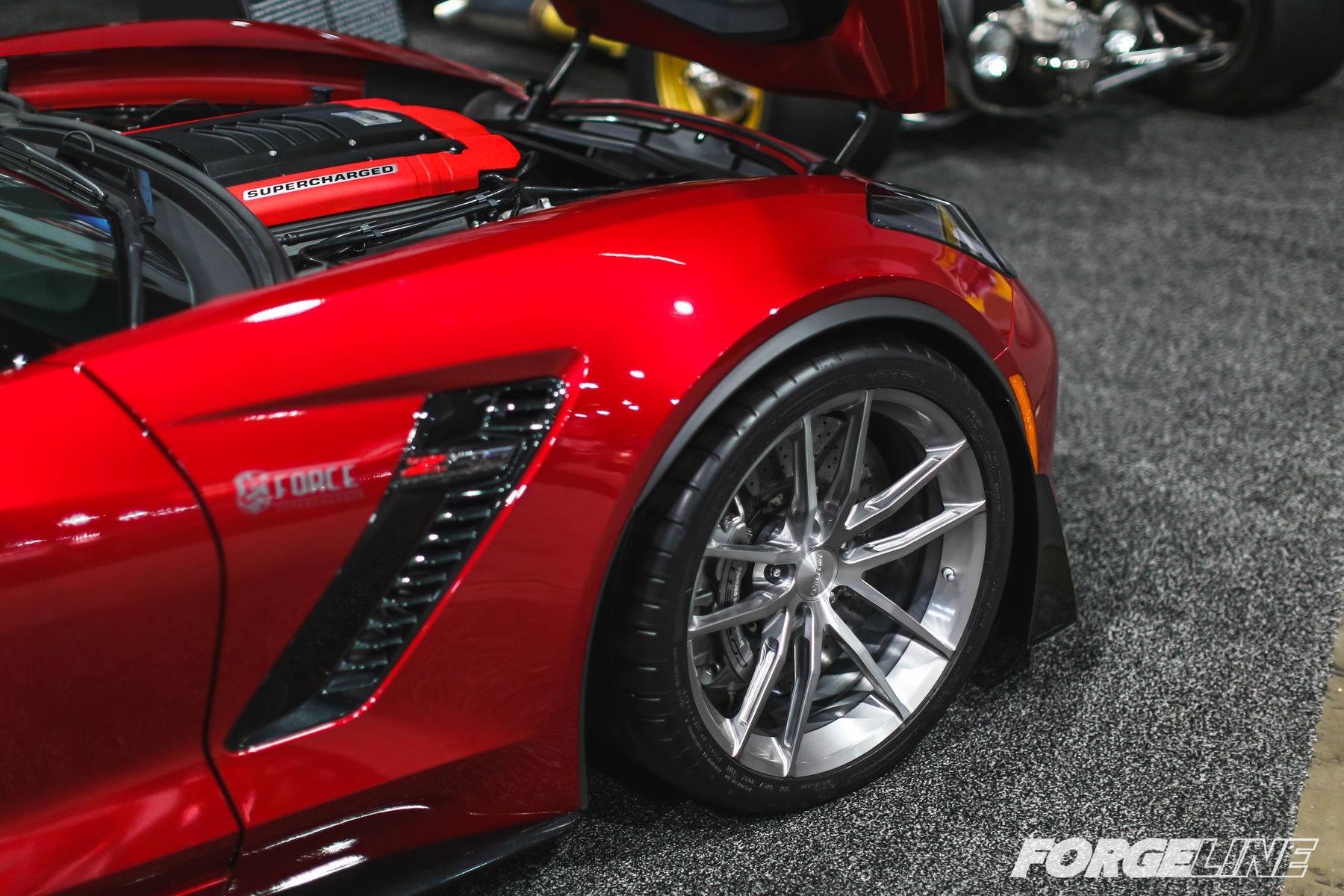 2015 Chevrolet Corvette | Total Lubricants C7 Corvette Z06 on Forgeline One Piece Forged Monoblock AR1 Wheels