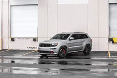 Jeep SRT8 on Velgen Wheels Classic5 Satin Black 22x10.5 All Around