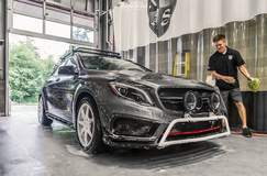 XPEL STEALTH wrapped Mercedes-Benz GLA45 AMG 