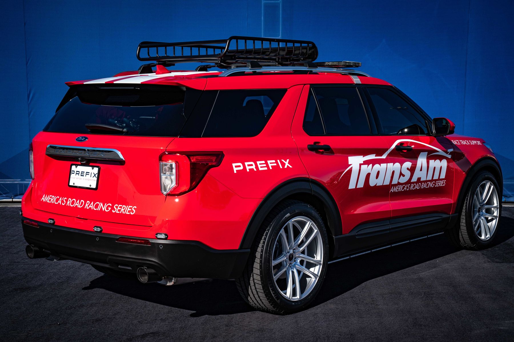 2020 Ford Explorer | 2020 Ford Explorer 4WD By Prefix - rear 3/4 shot