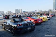 Row of Ferraris