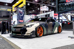 Atlanta Custom Wraps' R35 Nissan GT-R on Forgeline One Piece Forged Monoblock EX1 Wheels