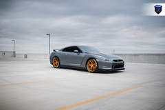 Gray Nissan GTR - Passenger Stance Shot