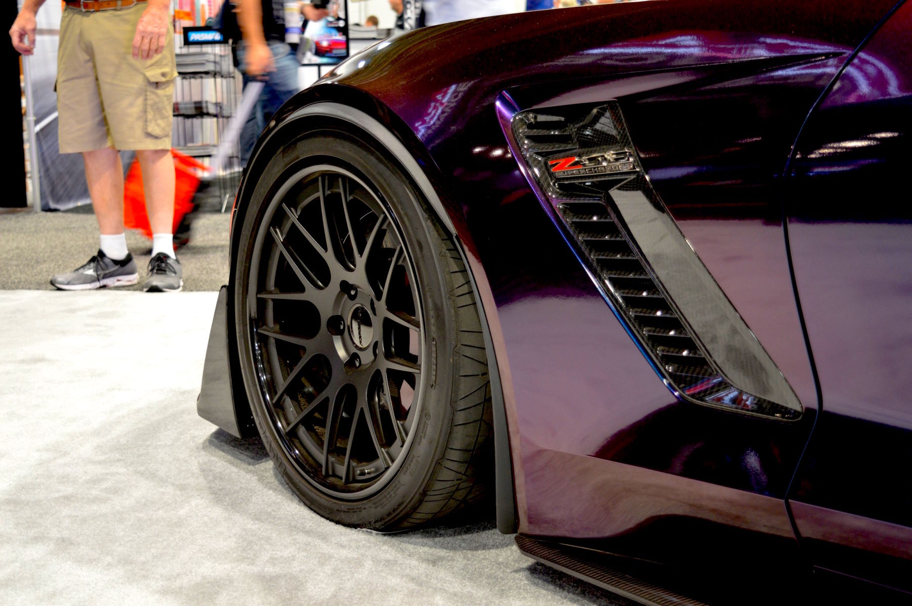 2015 Chevrolet Corvette Z06 | Atlanta Custom Wraps' C7 Corvette Z06 on Forgeline DE3C Concave Wheels