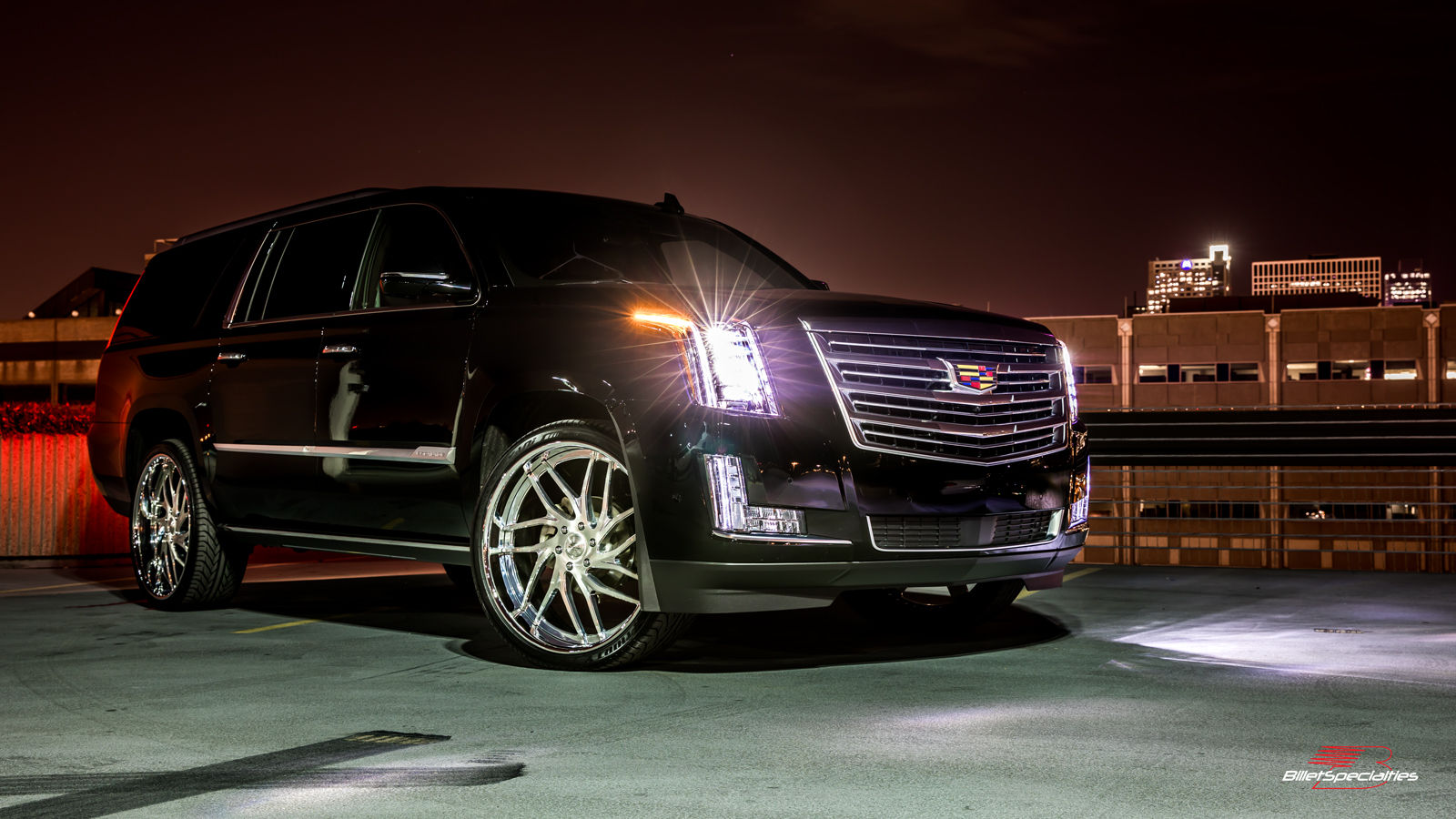 2017 Cadillac Escalade ESV | Rolling hard on Billet Specialties BLVD wheels