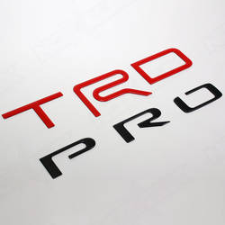 2015-2017 TUNDRA TRD PRO MATTE RED/BLACK LOGO BED INSERTS