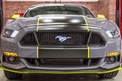 Full Frontal Assault by the 2017 Ford Mustang EcoBoost - Anderson Composites Carbon Hood, Grill, and Spoiler #FordSEMA