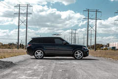 Range Rover Sport on Velgen Wheels Classic5 Matte Silver 22x10.5 All Around 