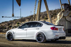 2016 BMW M3 Fitted With 20 Inch BD-23’s in Black w/ Chrome SS Lip