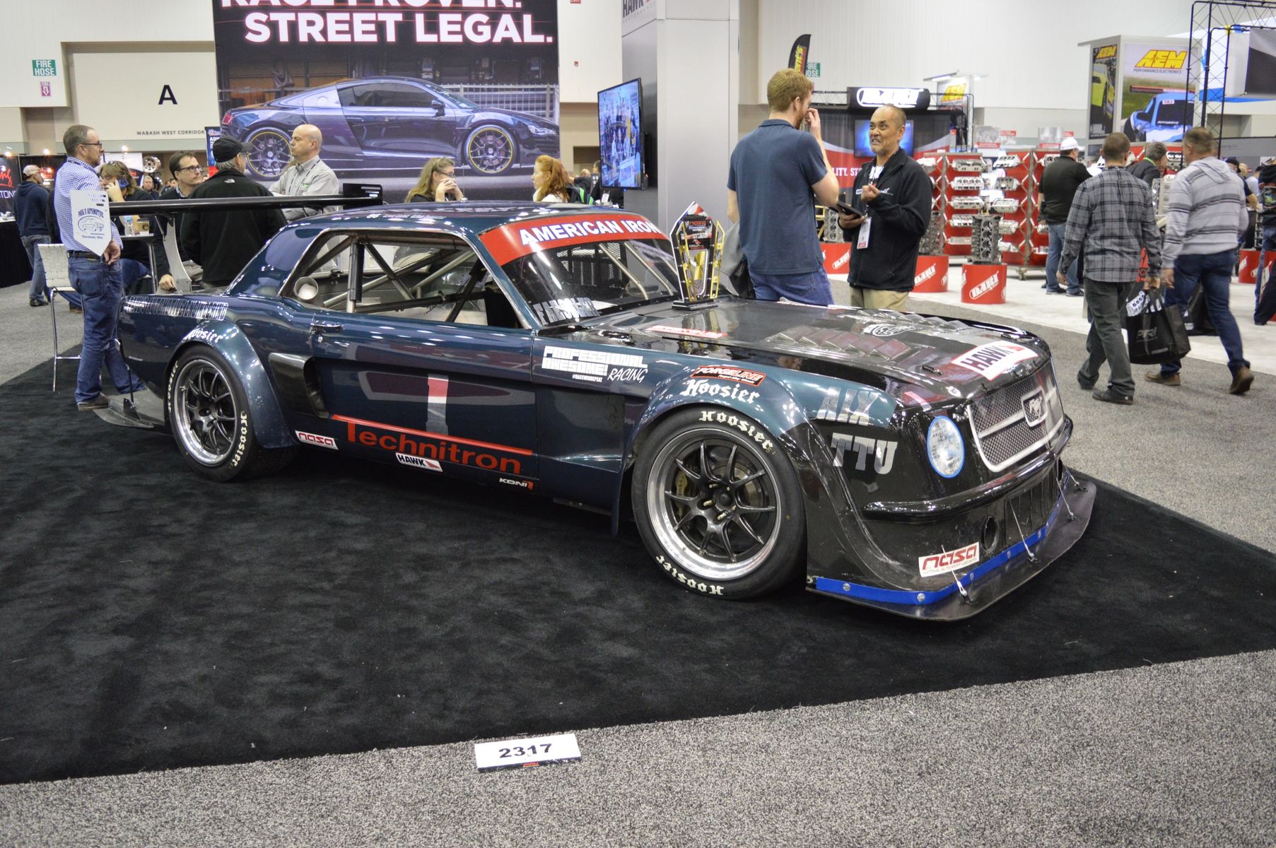 1965 Ford Mustang | Brian Faessler's National Championship American Iron Xtreme '65 Mustang on Forgeline GA3R Wheels