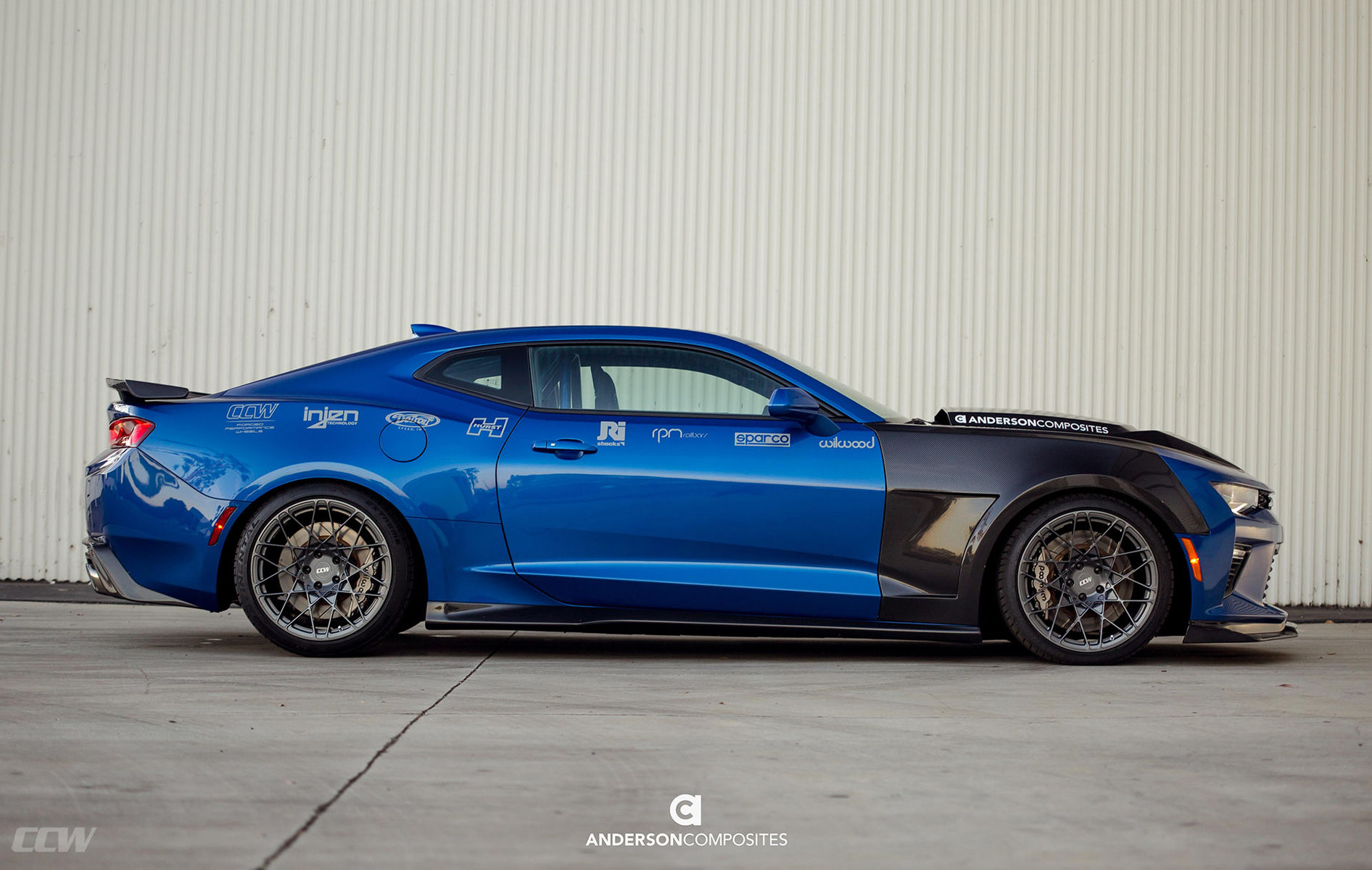Chevrolet Camaro | Anderson Composites Carbon Fiber Chevrolet Camaro SS - CCW CV M10 Concave Forged Monoblock Wheels