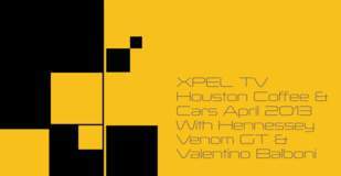 Houston Coffee & Cars April 2013 with Hennessey Venom GT and Lamborghini's Valentino Balboni