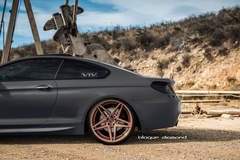 2015 BMW 640i Fitted With 20 Inch BD-8’s in Rose Gold