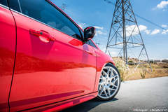 2014 Ford Focus Fitted With 19 Inch BD-3’s in Silver 	