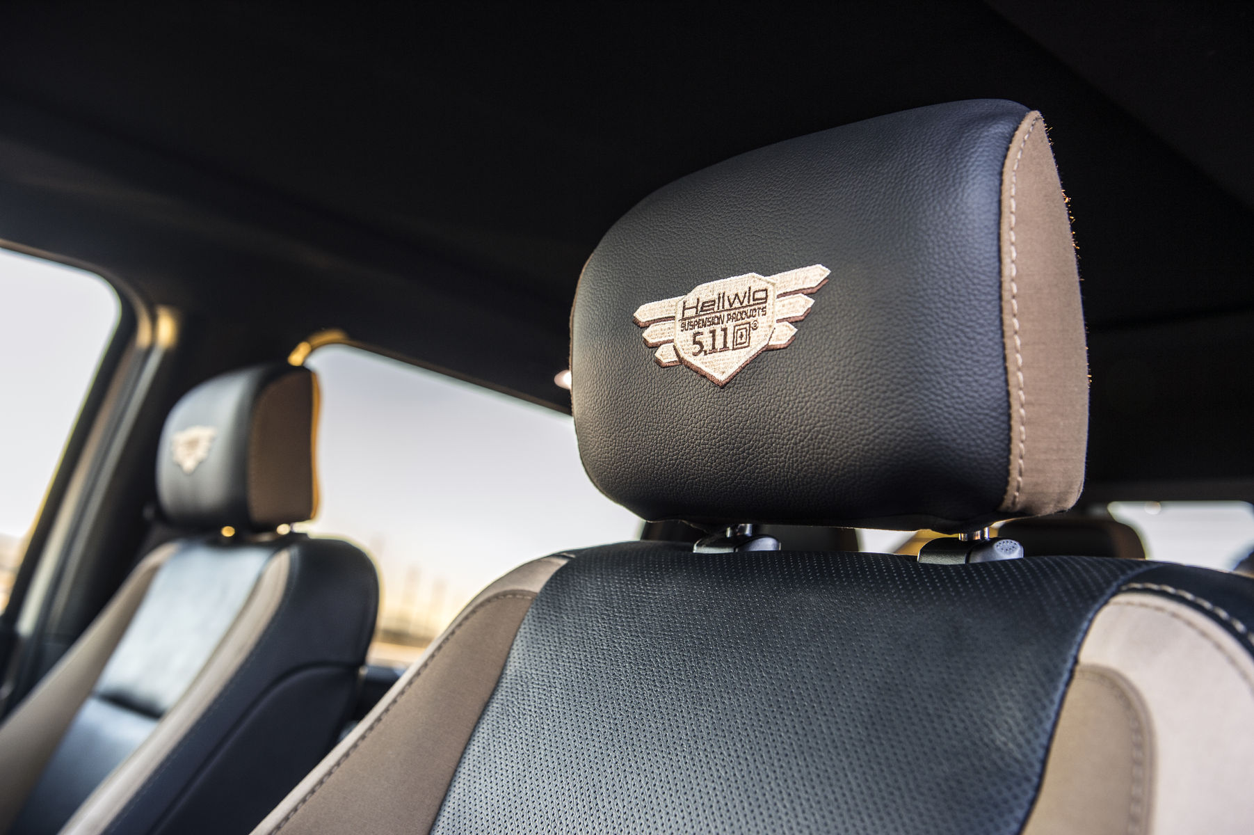 2017 Ford F-350 Super Duty | 2017 Ford Super Duty F-350 Lariat by Hellwig Suspension Products - 5.11 Tactical Upholstered SeatsFordSEMA