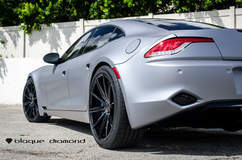 2013 Fisker Karma Fitted With 22 Inch BD-9’s in Gloss Black