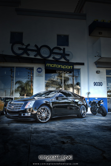 2011 Cadillac CTS-V Coupe | '11 Cadillac CTS-V on Concept One RS-55's