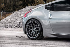 Nissan 370z on Velgen Wheels  VMB7 Matte Gunmetal