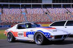 Ryan Mathews is Pro Class Autocross Winner at Goodguys Charlotte with Detroit Speed's '72 Corvette on Forgeline GA3 Wheels