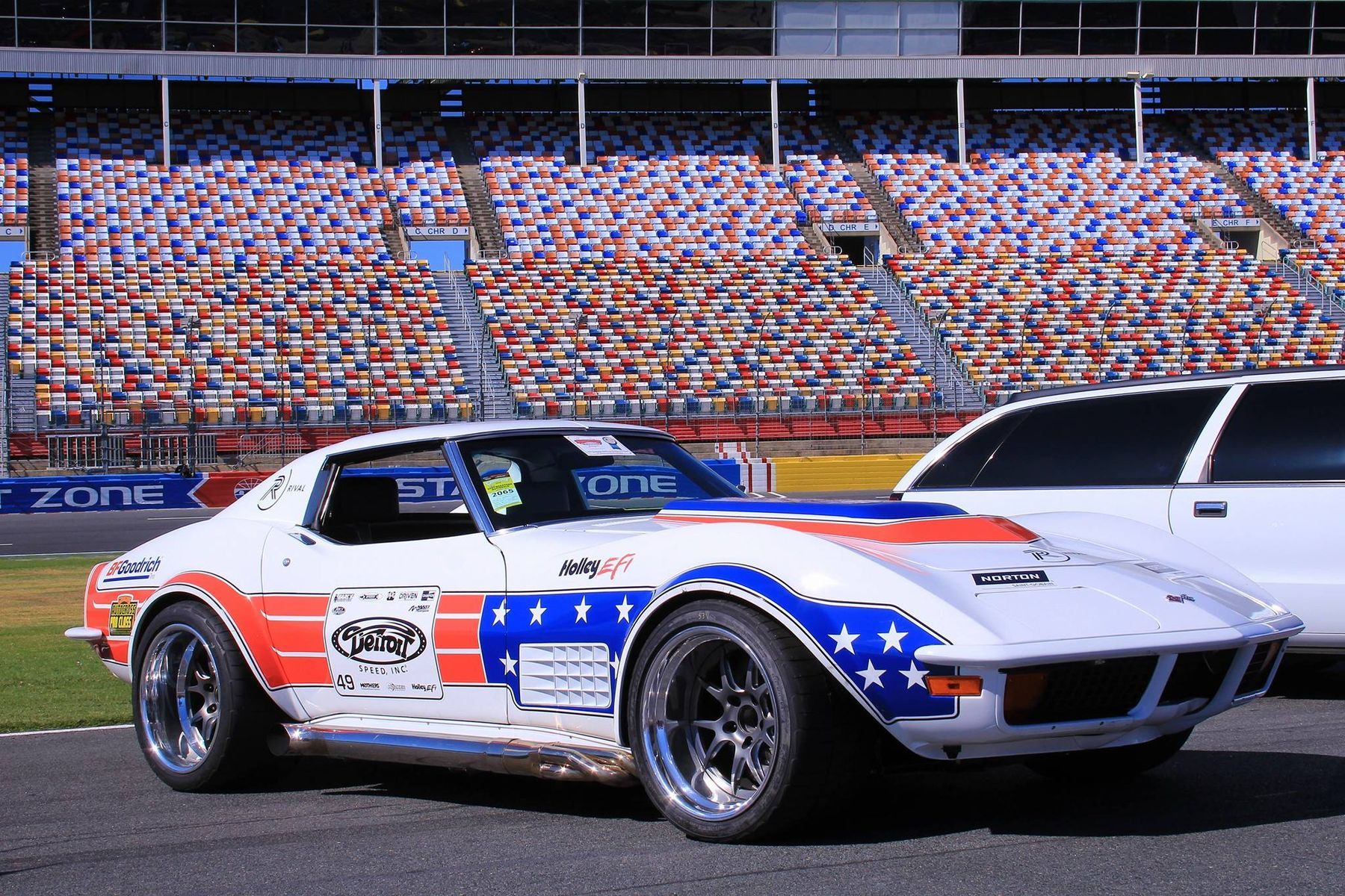 1972 Chevrolet Corvette | Ryan Mathews is Pro Class Autocross Winner at Goodguys Charlotte with Detroit Speed's '72 Corvette on Forgeline GA3 Wheels