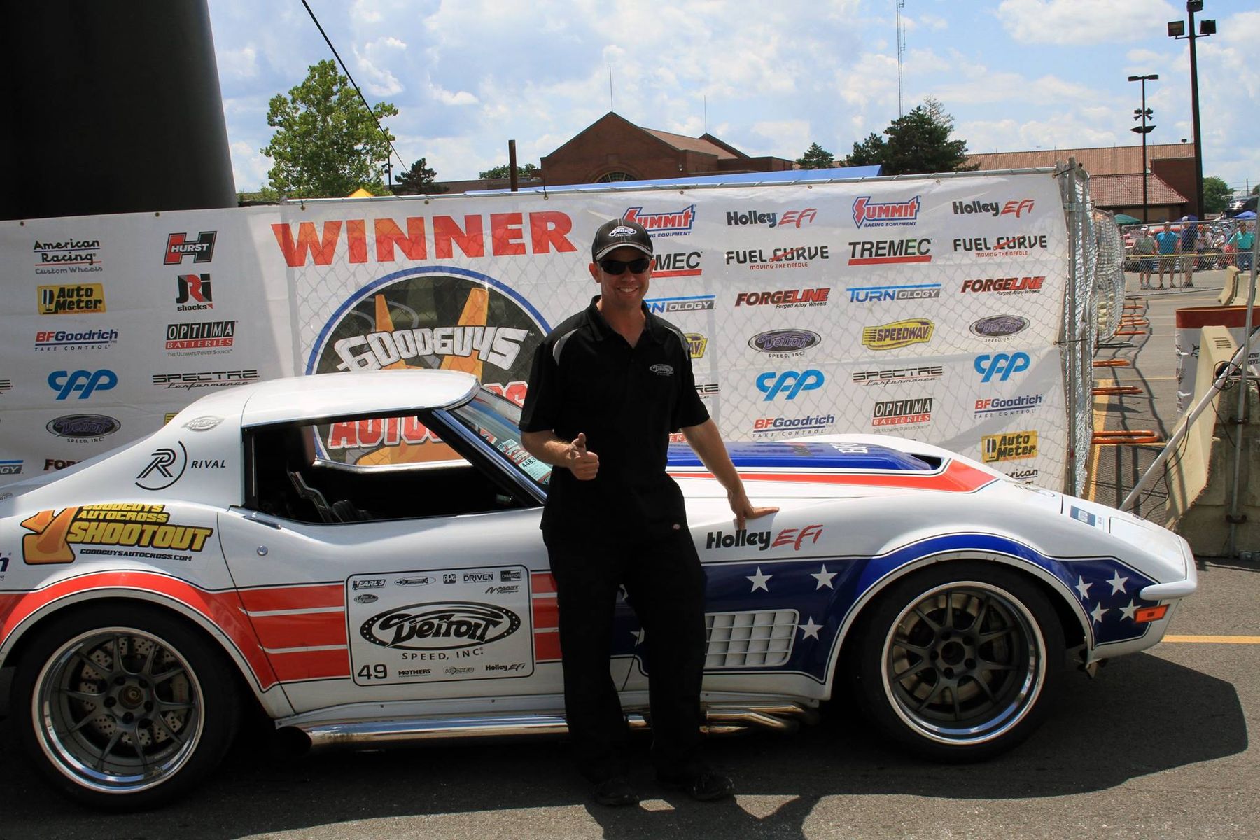 1972 Chevrolet Corvette Stingray | Ryan Mathews Wins Goodguys PPG Nationals Autocross in the Detroit Speed C3 Corvette on Forgeline GA3 Wheels