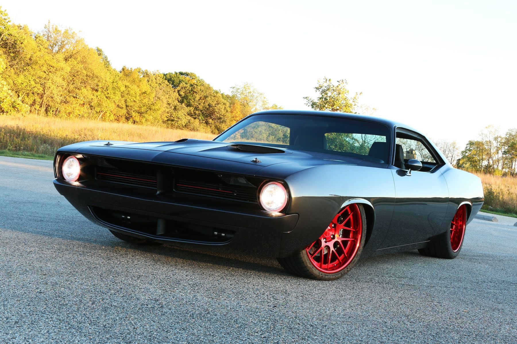 Barracuda Roadster. Hood Customs.