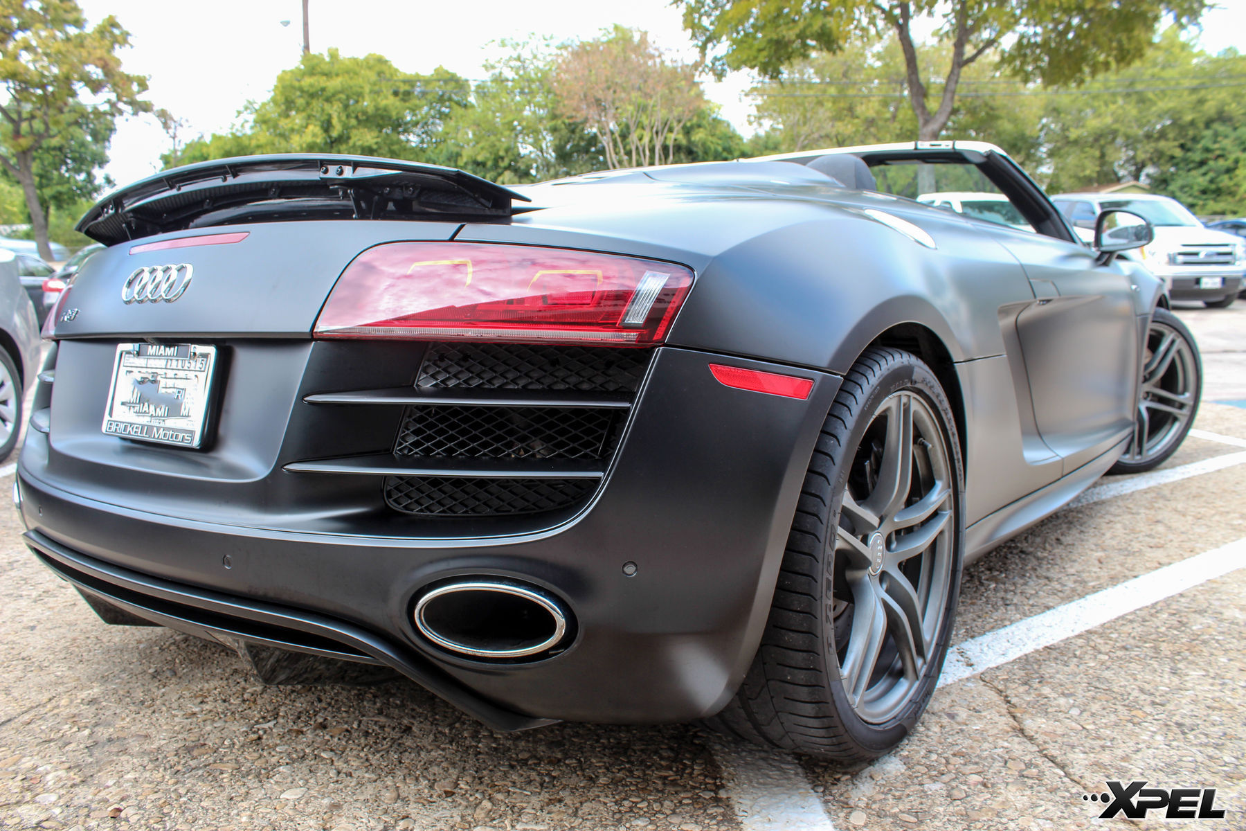 Audi R8 | Fully wrapped in XPEL STEALTH satin-finish paint protection film