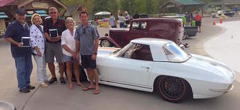 Mike Goldman Customs Corvette on Forgeline MS3C Wheels