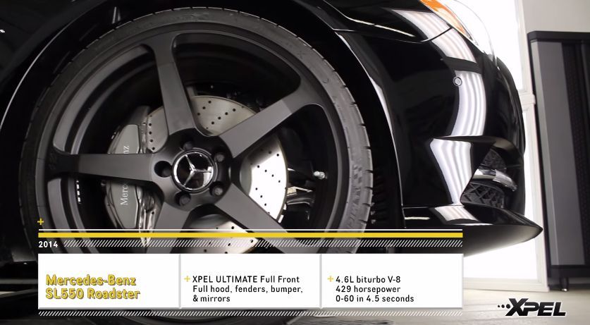 2014 Mercedes-Benz SL-Class | 2014 Mercedes Benz SL550 Clear Bra Paint Protection Film