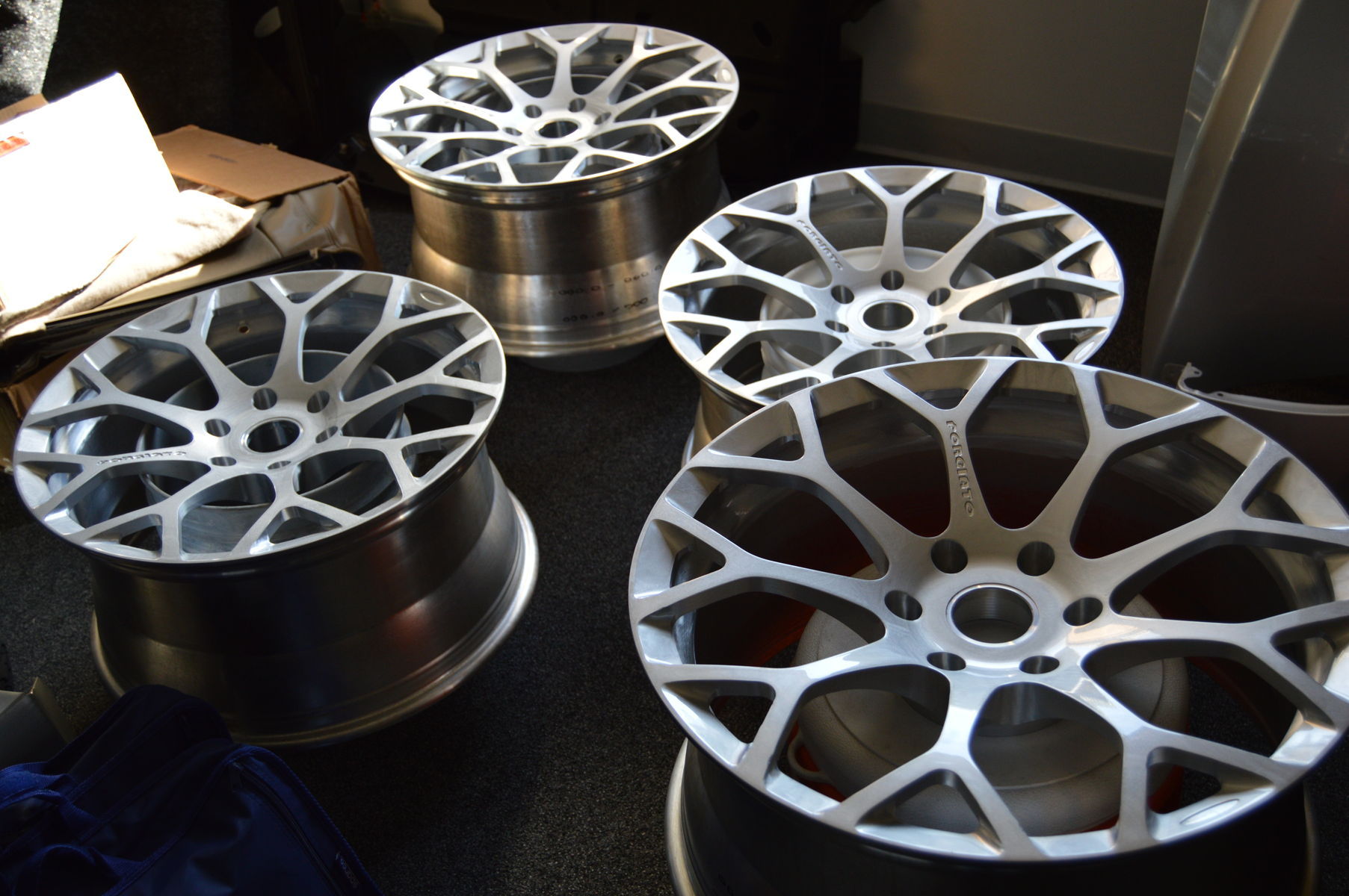 2015 Ford F-150 | Forgiato Wheels after being finshed