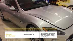 Ferrari designed Maserati GranTurismo protected with XPEL Paint Protection Film Clear Bra