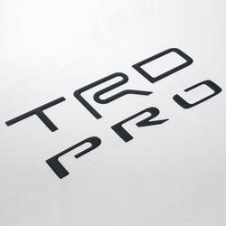 2015-2017 TUNDRA TRD PRO MATTE BLACK LOGO BED INSERTS
