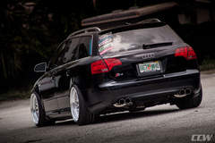 Black Audi S4 Avant Wagon - CCW Classic Polished 3 Piece Wheels