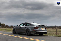 Gray Audi RS 7 - Driver Side View